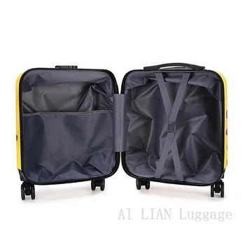  2022 Nee детски пътен куфар, 3D cartoony багаж с животни. ръчния багаж количка, детска количка за багаж. детски подарък за момчета