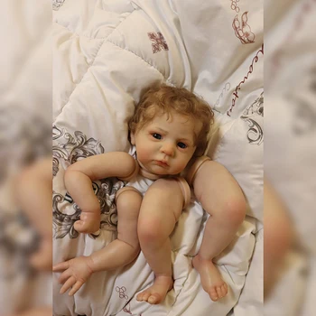  23 Инча(Ите), Оцветени от Мек Винил Reborn Baby Cameron САМ Кукла резервни Части Комплект