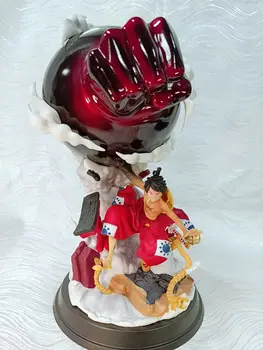  27 см Gk Една Подробност Luffy Съоръжения 3 Аниме Фигура Голям Valia Кимоно PVC Фигурка Статуя Модел на Колекция Кукла Играчка за Коледен Подарък