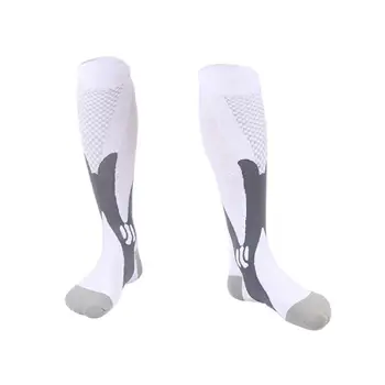  5 чифта Памучни Футболни Чорапи Мъжки Висока Тръба Колоездене, Езда Футболна Топка Компресия Чорапи, Спортни Чорапи На Открито на Едро