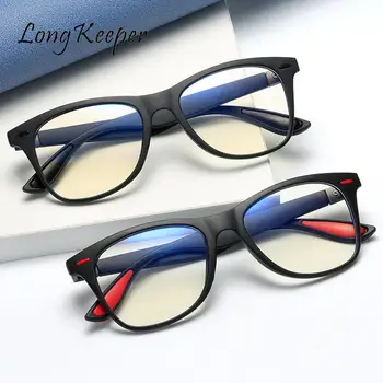  LongKeeper Анти Синята Светлина На Компютърни Очила За Мъже Прозрачни Рамки За Очила Синя Светлина Блокер Очила, Оптични Точките