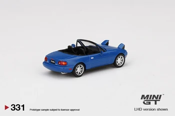  MINI GT 64 Mazda Miata MX-5 (NA) Mariner Синя светлина Up LHD MGT00331-L
