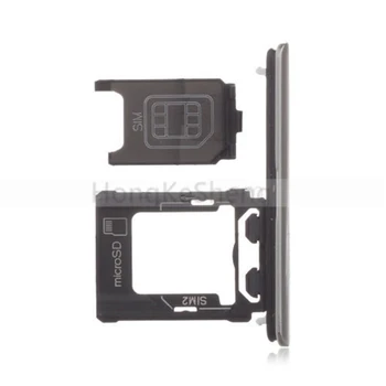  OEM Тава за SIM-карти + флип-надолу капака на СИМ-карти за Sony Xperia XZ Premium XZP G8142 G8141