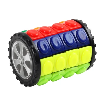  Rotating Cylinder Speed Cube ADHD Раздяла Toys For Adults Деца Zauberwürfel играчка антистрес Cubo Antiestres Para Niños