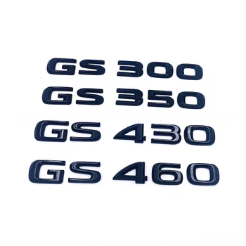  Авто 3D ABS Багажника на Букви, Думи, Логото е Икона Емблемата на Етикети За Полагане на Стикер За Lexus GS GS300 GS350 GS400 GS430 GS460 Аксесоари