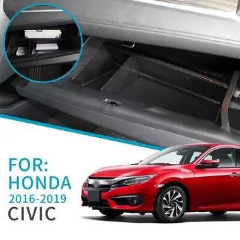  Авто една жабка за Съхранение на Интервали за Honda CIVIC 2016 2017 2018 2019 CIVIC Конзола за Почистване на Централната Кутия за Съхранение на Втория пилот