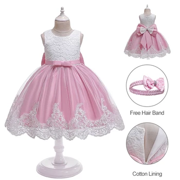 Бебешка рокля-пакетче с Цветен Модел За Момичета 3-10 години, Рокли на Принцеси За Сватба, Рожден Ден, Детско Бельо Рокля, Костюм, Дрехи, Vestidos