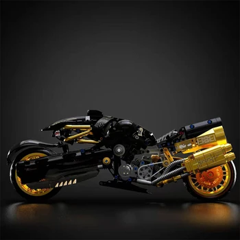  В ПРИСЪСТВИЕТО на MOC Technical Fenrir Тежък Мотоциклет градивните елементи на Идеята за Град Високотехнологична Спортна Кола Тухли Играчки за Момчета Подаръчен Комплект