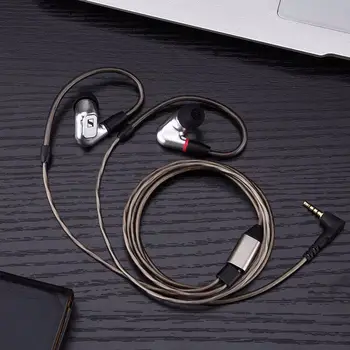  Високо качество на IE900 САМ Метални ушите Hi-Fi субуфер мобилни слушалки тапи за уши универсални Бърза Безплатна Доставка