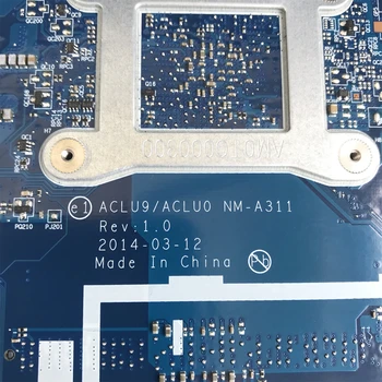  Дънна платка ACLU9 ACLU0 NM-A311 За Lenovo G50-30 дънна Платка на лаптоп с процесор N2830 N2840 DDR3 Тествана Работа