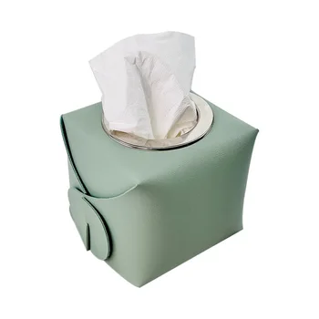  Квадратен тенис на ролка хартия тръба кутия за съхранение на лека луксозна кутия за салфетки творчески комплект салфетки, тоалетна кърпа за ръце цилиндър рулонная хартиена кутия