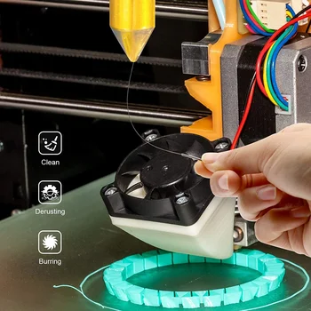  Комплект за почистване на струйници 3D принтер, Месингови Дюзи за экструдеров 0,4 мм и Игла от неръждаема стомана 0,4 мм, Пинсети от неръждаема стомана
