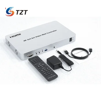  Контролер видеостены TZT 4K 3x3 Art Поддържа вход 3840x2160 HDMI USB3.0 за 64-битова система Win 10