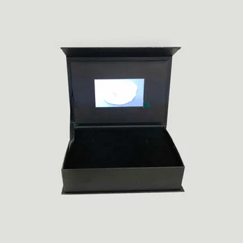  Обичай Хартиен Подарък 3-инчов Видеобокс с LCD екран Китайските производители Тон Високо качество и ниска цена LEXINGDZ