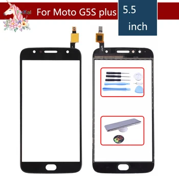  ОРИГИНАЛЕН Сензорен Екран За Motorola Moto G5S Plus XT1802 XT1803 XT1805 XT1086 Сензорен Екран Дигитайзер Преден Стъклен Панел Сензор