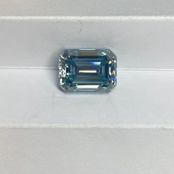  Смарагд Meisidian Кройка 12 Карата VVS1 най-Новият Син Цвят Муассанит Diamond Камък За Производство на Пръстените
