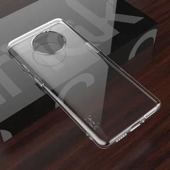  За OnePlus 7T Калъф IMAK Ультратонкая Мека Прозрачна Делото от TPU, Чанти и калъфи за телефони, Калъфи За OnePlus 7T